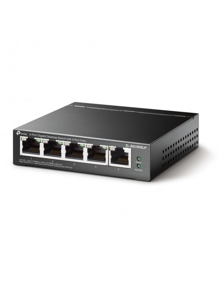TP-Link TL-SG1005LP switch No administrado Gigabit Ethernet (10 100 1000) Energía sobre Ethernet (PoE) Negro