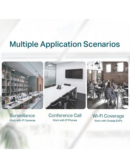 TP-Link TL-SG1005P switch No administrado Gigabit Ethernet (10 100 1000) Energía sobre Ethernet (PoE) Negro