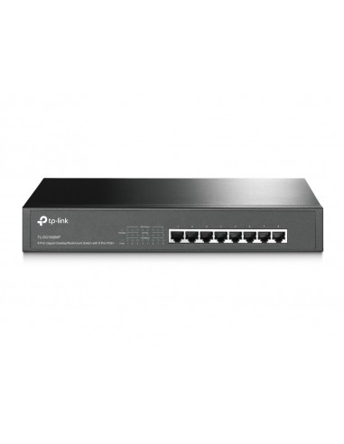 TP-Link TL-SG1008MP switch No administrado Gigabit Ethernet (10 100 1000) Energía sobre Ethernet (PoE) Negro