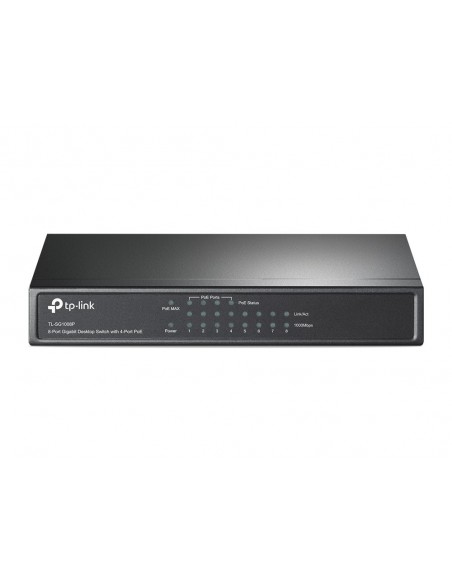 TP-Link TL-SG1008P switch No administrado Gigabit Ethernet (10 100 1000) Energía sobre Ethernet (PoE) Avellana