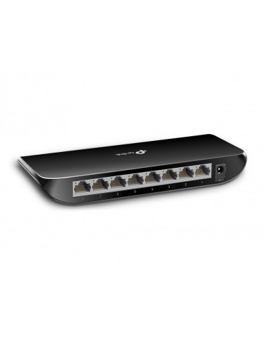 TP-Link TL-SG1008D switch No administrado Gigabit Ethernet (10 100 1000) Negro