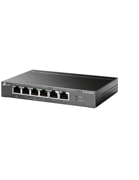 TP-Link TL-SG1006PP switch No administrado Gigabit Ethernet (10 100 1000) Energía sobre Ethernet (PoE) Gris