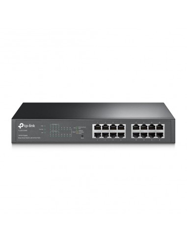 TP-Link TL-SG1016PE switch Gestionado L2 Gigabit Ethernet (10 100 1000) Energía sobre Ethernet (PoE) Negro