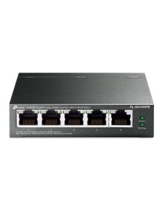 TP-Link TL-SG105PE switch Gestionado L2 Gigabit Ethernet (10 100 1000) Energía sobre Ethernet (PoE) Negro