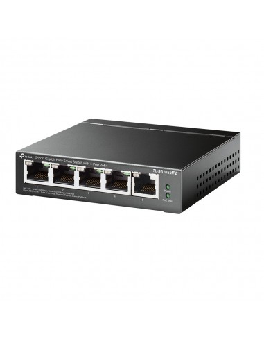 TP-Link TL-SG105MPE switch L2 Gigabit Ethernet (10 100 1000) Energía sobre Ethernet (PoE) Negro