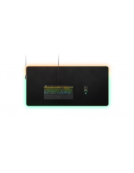 Steelseries QcK Prism Cloth Alfombrilla de ratón para juegos Negro