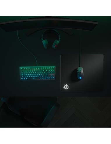 Steelseries QcK Edge Large Alfombrilla de ratón para juegos Negro