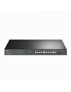 TP-Link TL-SG1218MP switch No administrado Gigabit Ethernet (10 100 1000) Energía sobre Ethernet (PoE) 1U Negro