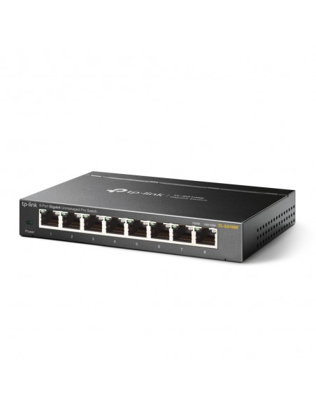 TP-Link TL-SG108E switch Gestionado L2 Gigabit Ethernet (10 100 1000) Negro