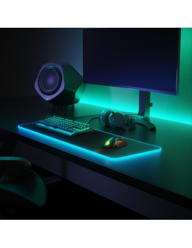 Steelseries QcK Prism Cloth XL Alfombrilla de ratón para juegos Negro