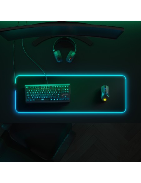 Steelseries QcK Prism Cloth XL Alfombrilla de ratón para juegos Negro