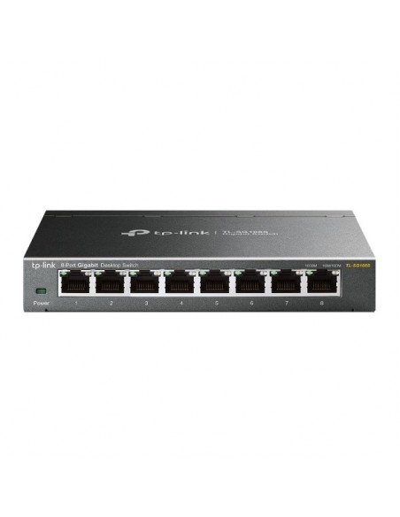 TP-Link TL-SG108S No administrado Gigabit Ethernet (10 100 1000) Negro