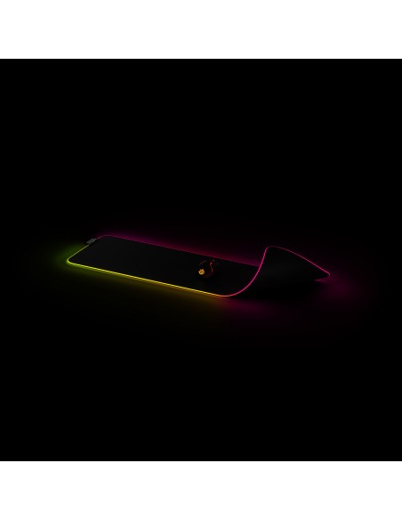 Steelseries QcK Prism Cloth XL Alfombrilla de ratón para juegos Negro