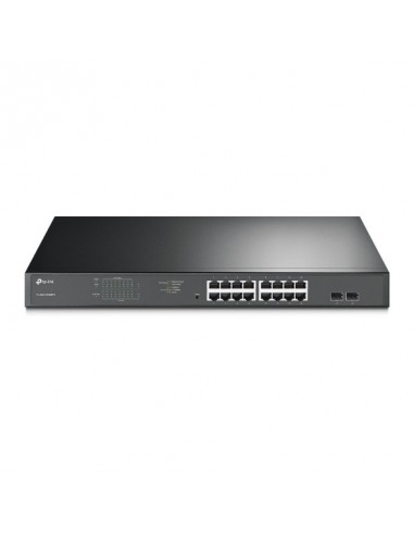 TP-Link TL-SG1218MPE Gestionado L2 Gigabit Ethernet (10 100 1000) Energía sobre Ethernet (PoE) 1U Negro