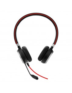 Jabra Evolve 40 MS Stereo Auriculares Alámbrico Diadema Oficina Centro de llamadas Negro