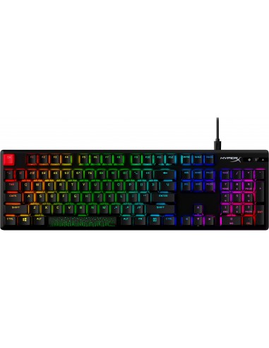 HyperX Teclado mecánico gaming Alloy Origins PBT HX rojo