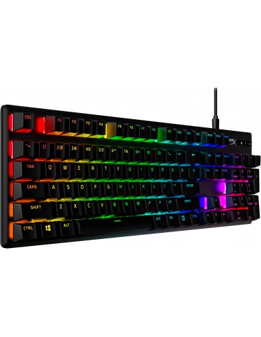 HyperX Teclado mecánico gaming Alloy Origins PBT HX rojo