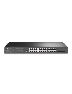 TP-Link TL-SG3428 switch Gestionado L2 L3 Gigabit Ethernet (10 100 1000) 1U Negro