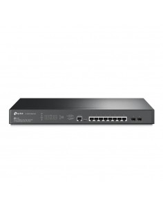 TP-Link TL-SG3210XHP-M2 switch Gestionado L2 L3 2.5G Ethernet (100 1000 2500) Energía sobre Ethernet (PoE) 1U Negro