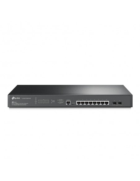TP-Link TL-SG3210XHP-M2 switch Gestionado L2 L3 2.5G Ethernet (100 1000 2500) Energía sobre Ethernet (PoE) 1U Negro