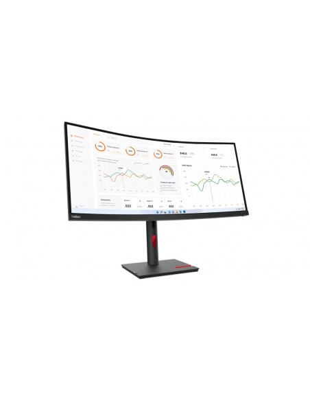 Lenovo ThinkVision T34w-30 LED display 86,4 cm (34") 3440 x 1440 Pixeles Wide Quad HD Negro