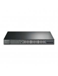 TP-Link TL-SG3428MP switch Gestionado L2 L3 Gigabit Ethernet (10 100 1000) Energía sobre Ethernet (PoE) 1U Negro