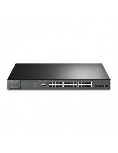 TP-Link TL-SG3428MP switch Gestionado L2 L3 Gigabit Ethernet (10 100 1000) Energía sobre Ethernet (PoE) 1U Negro