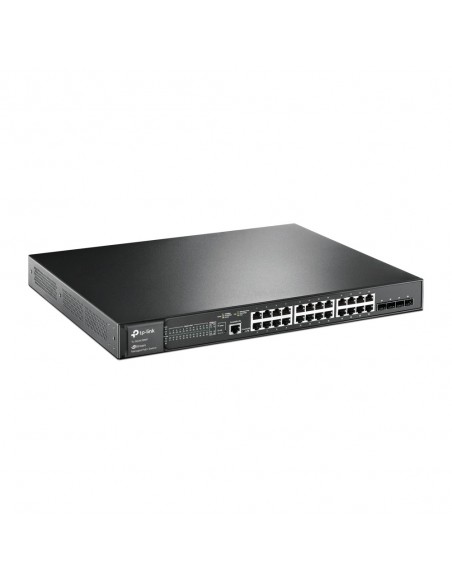 TP-Link TL-SG3428MP switch Gestionado L2 L3 Gigabit Ethernet (10 100 1000) Energía sobre Ethernet (PoE) 1U Negro