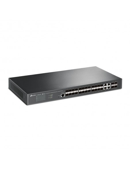 TP-Link TL-SG3428XF switch Gestionado L2+ Ninguno 1U Negro