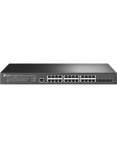 TP-Link TL-SG3428XPP-M2 switch Gestionado L2+ 2.5G Ethernet (100 1000 2500) Energía sobre Ethernet (PoE) 1U Negro