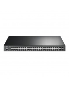 TP-Link TL-SG3452P switch Gestionado L2 L3 Gigabit Ethernet (10 100 1000) Energía sobre Ethernet (PoE) 1U Negro