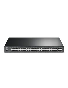 TP-Link TL-SG3452XP switch Gestionado L2+ Gigabit Ethernet (10 100 1000) Energía sobre Ethernet (PoE) 1U Negro