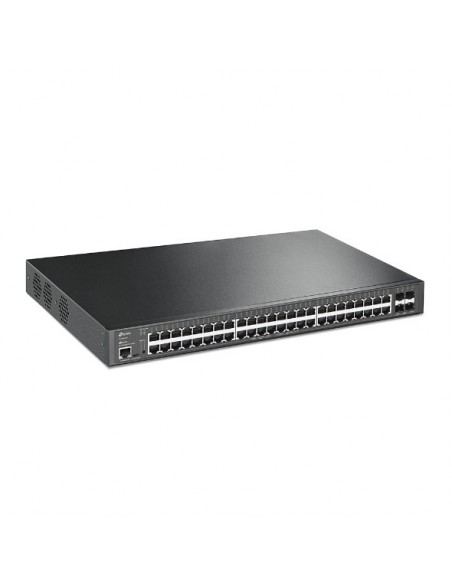 TP-Link TL-SG3452XP switch Gestionado L2+ Gigabit Ethernet (10 100 1000) Energía sobre Ethernet (PoE) 1U Negro