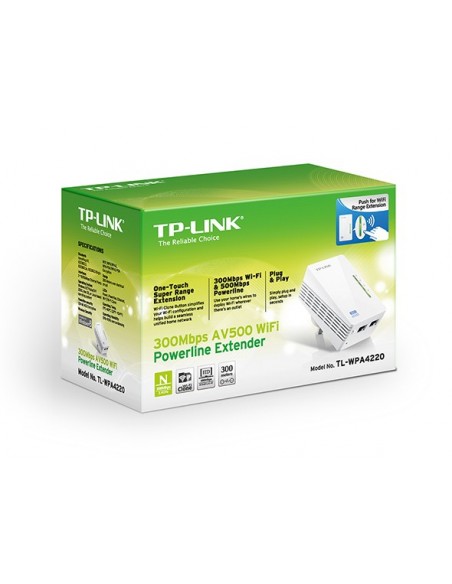 TP-Link AV500 300 Mbit s Ethernet Wifi Blanco 1 pieza(s)