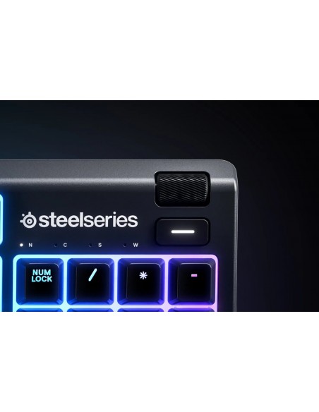 Steelseries APEX 3 teclado USB QWERTY Portugués Negro