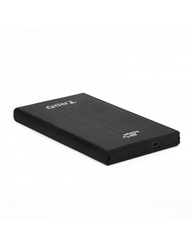 TooQ TQE-2522B caja para disco duro externo Caja de disco duro (HDD) Negro 2.5"