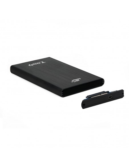 TooQ TQE-2522B caja para disco duro externo Caja de disco duro (HDD) Negro 2.5"