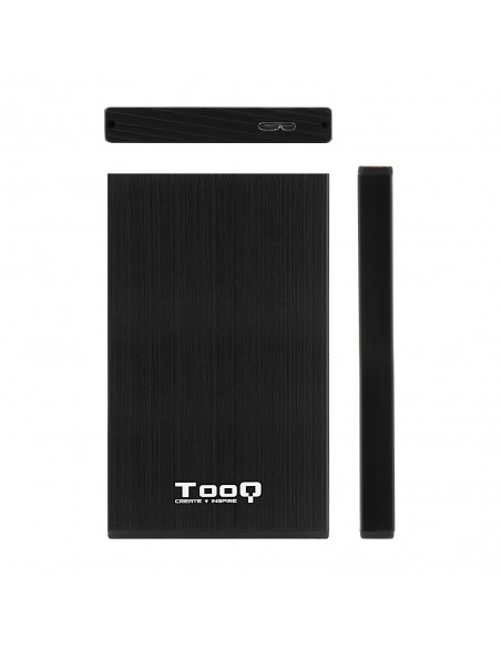 TooQ CAJA HDD 2,5" SATA A USB 2.0 USB 3.0 NEGRA