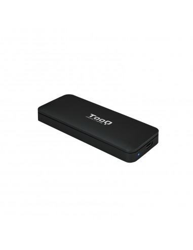 TooQ TQE-2280B caja para disco duro externo Caja externa para unidad de estado sólido (SSD) Negro M.2