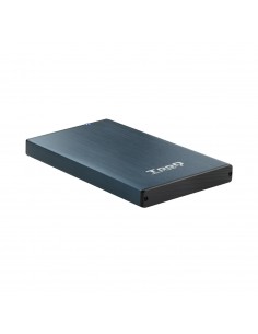 TooQ TQE-2527PB caja para disco duro externo Caja de disco duro (HDD) Negro, Marina 2.5"