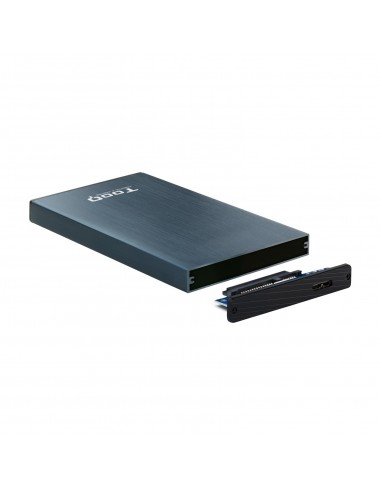 TooQ TQE-2527PB caja para disco duro externo Caja de disco duro (HDD) Negro, Marina 2.5"