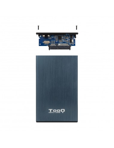 TooQ TQE-2527PB caja para disco duro externo Caja de disco duro (HDD) Negro, Marina 2.5"