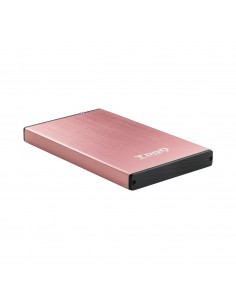 TooQ TQE-2527P caja para disco duro externo Caja de disco duro (HDD) Negro, Rosa 2.5"