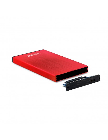 TooQ TQE-2527R caja para disco duro externo Caja de disco duro (HDD) Negro, Rojo 2.5" TooQ TQE-2527R caja para disco duro externo Caja de disco duro (HDD) Negro, Rojo 2.5"