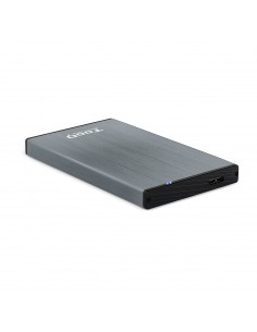 TooQ TQE-2527G caja para disco duro externo Caja de disco duro (HDD) Negro, Gris 2.5" 2