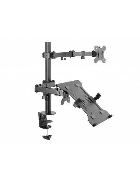 Equip 650119 soporte para monitor 81,3 cm (32") Negro Escritorio