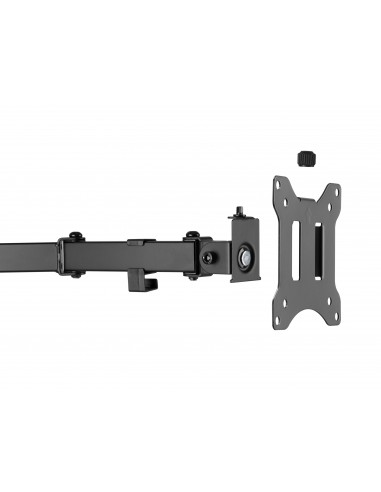 Equip 650123 soporte para monitor 81,3 cm (32") Negro Escritorio