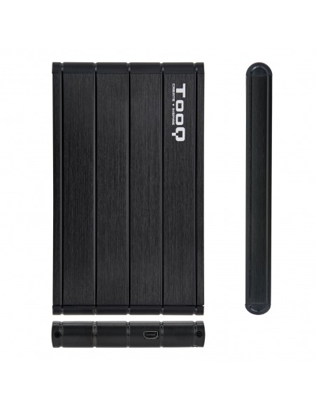 TooQ CAJA HDD 2.5" SATA A USB 2.0 USB 3.0 NEGRA
