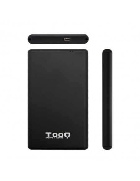 TooQ TQE-2533B caja para disco duro externo Carcasa de disco duro SSD Negro 2.5"