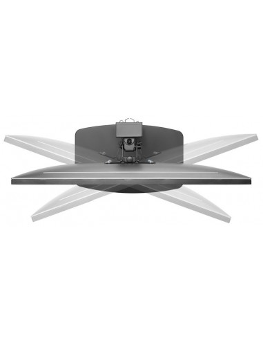 Equip 650126 soporte para monitor 81,3 cm (32") Negro Escritorio